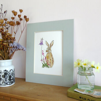 Hare And Bell Heather A5 Giclee Fine Art Print, 10 of 11