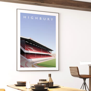 Arsenal Fc Highbury West Stand Poster, 3 of 8