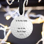 Personalised Golf Christmas Hanging Tree Decoration, thumbnail 2 of 3