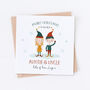 Personalised Elves Christmas Card Any Relation, thumbnail 2 of 4