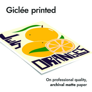 Oranges Print, Food Illustration Art, 4 of 6