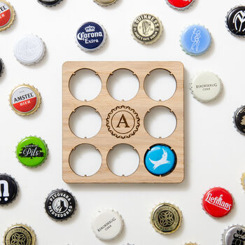 Personalised Beer Cap Initial Coaster, 6 of 12