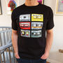 Personalised Cassette Tape Music Selection T Shirt, thumbnail 6 of 9
