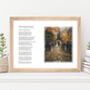 Anniversary Personalised Photo Poem Print, thumbnail 5 of 8