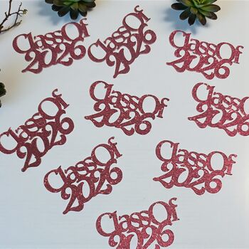 16 X Class Of 2026 Table Decorations, Confetti, Table Scatter, Many Colours, 3 of 10