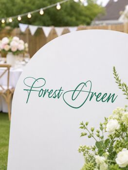 Personalised Birthday Mirror Welcome Sign Vinyl Decal, 7 of 13