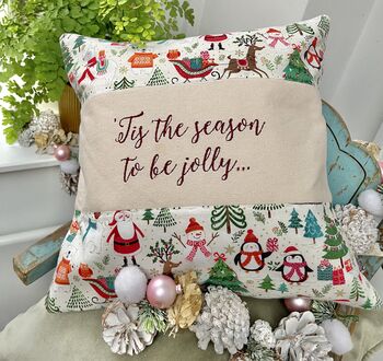Christmas Fun Cushion, 3 of 5