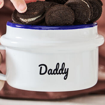 Personalised Biscuit And Snack Pot Gift For Him, 3 of 4