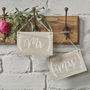 Boho Mr And Mrs Wooden Chair Hanging Signs, thumbnail 1 of 1