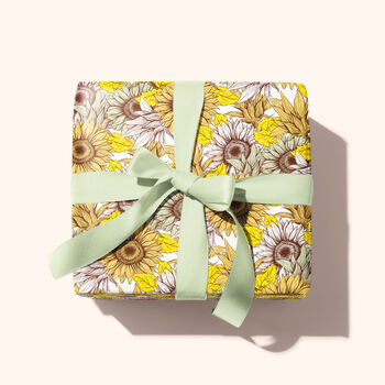 Large Sunflower Wrapping Paper, 3 of 3