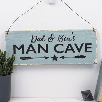 Personalised Wooden Man Cave Sign, 2 of 7