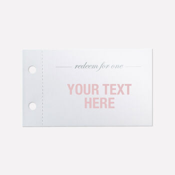 Fully Customisable Coupon Book | Personalised Gift, 4 of 6