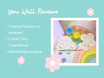 Paint Your Own Vehicles Craft Kit Party Bag Fillers Boys, 3 of 4