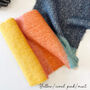 Hand Felted Chunky Colour Block Stripe Scarf, thumbnail 5 of 11