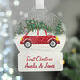 Personalised Driving Home For Christmas Decoration, thumbnail 2 of 3