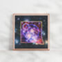 Surreal Trippy Outerspace Retro Square Art Print, thumbnail 1 of 6