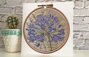 Agapanthus Flower Greeting Card, 7 of 11