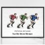 Rugby Print Personalised Rugby Try, thumbnail 1 of 2