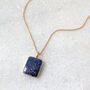 The Rectangle Lapis Lazuli Necklace, thumbnail 1 of 8