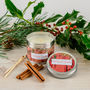 Christmas Hearth Cinnamon Scented Candle, thumbnail 1 of 2
