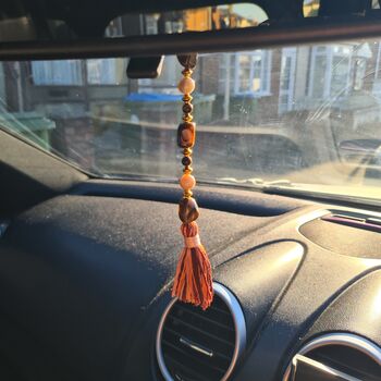 Crystal Rearview Mirror Car Accessory Charm, 5 of 9