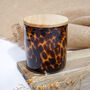Tortoise Shell Candle With Wooden Lid, thumbnail 4 of 4