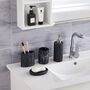 Pack Of Four Marble Look Bathroom Accessories, thumbnail 1 of 8