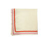 Prawn Orange And Pink Ric Rac Napkins, Set Of Two, thumbnail 3 of 4