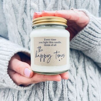 Think Of All The Happy Times Remembrance Candle, 2 of 7