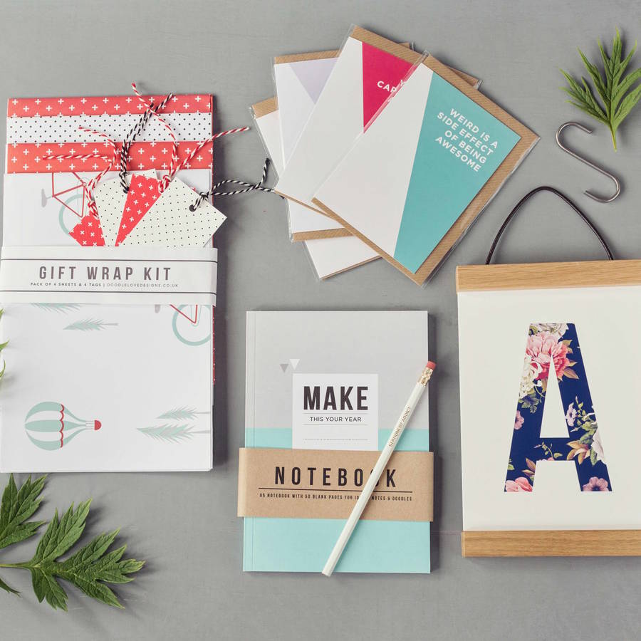 Stationery Addict Gift Set By doodlelove
