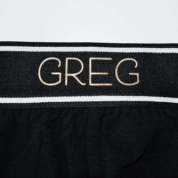 Groomsmen Name, Date And Title Wedding Boxer Briefs, 3 of 9
