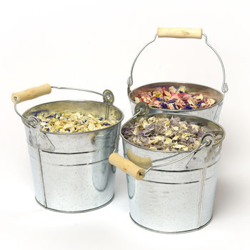 Biodegradable Petal Wedding Confetti With Pail, 5 of 9