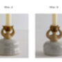 Woman Figurine Candle Holder White, thumbnail 7 of 9