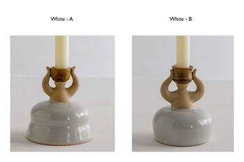 Woman Figurine Candle Holder White, 7 of 9