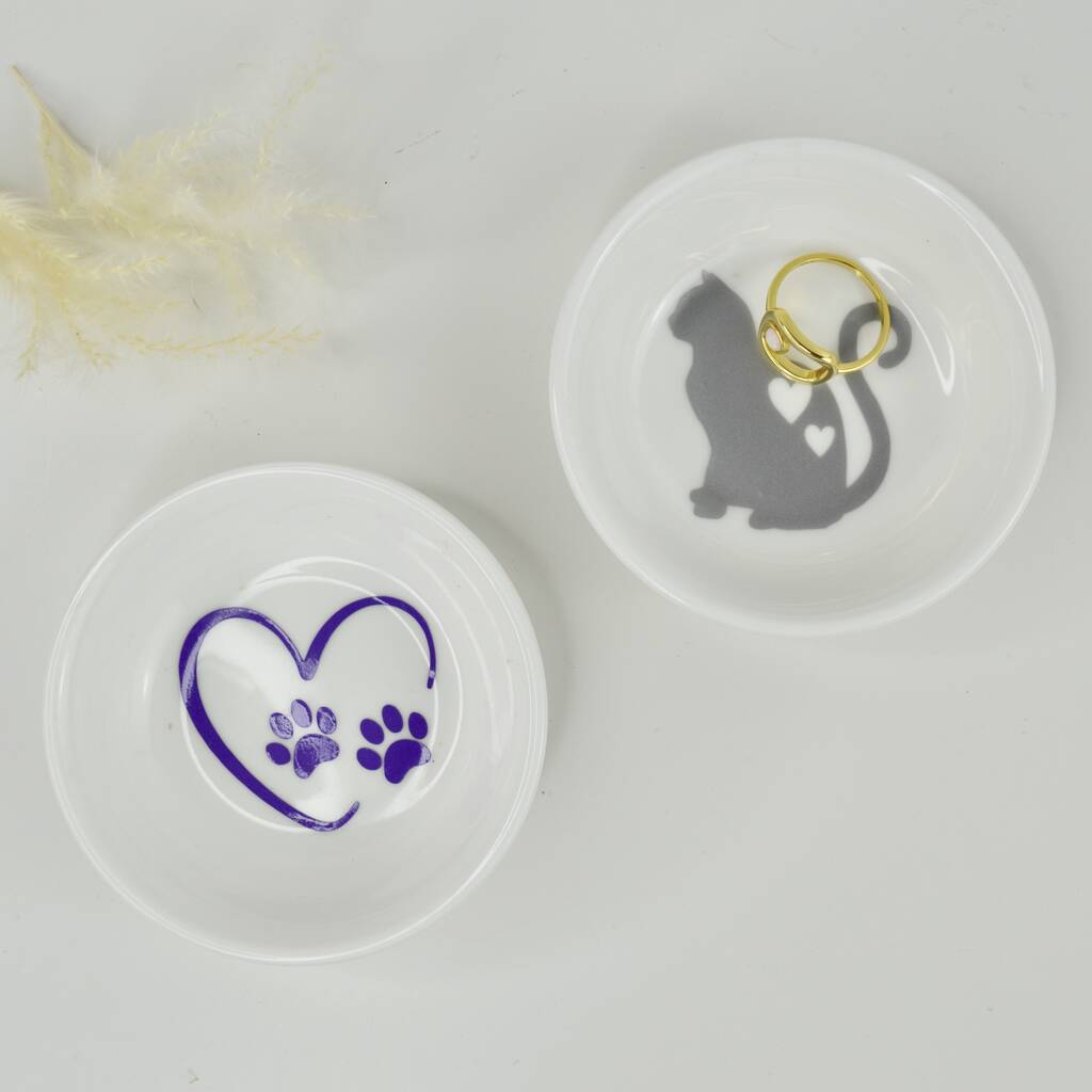 Cat Lovers Trinket Or Jewellery Dish, 1 of 5