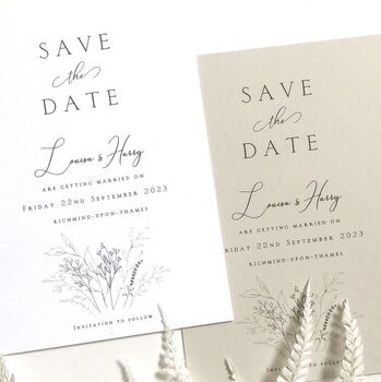The Botanist Save The Date Cards, 2 of 10