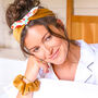 Floral Mustard Headband And Scrunchie Set, thumbnail 1 of 5