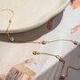 Gold Filled Pearl Chain Necklace, thumbnail 4 of 10