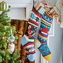 Hand Knitted Christmas Stockings In Organic Cotton, thumbnail 1 of 7