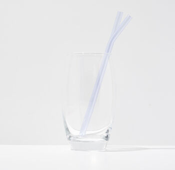 Set Of Two Reusable Glass Straws, 3 of 6