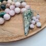 Crystal Mala Necklace With Malachite, thumbnail 8 of 12