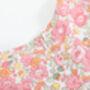 Edith Pink Floral Frill Dress, thumbnail 4 of 9
