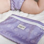 Luna Lavender Reusable Nappy Bag, thumbnail 1 of 3