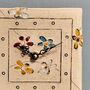 Clock Wall Tile With Bright Flowers, thumbnail 3 of 6