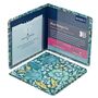 Blue Badge Permit Wallet In William Morris Mallow Teal, thumbnail 1 of 6