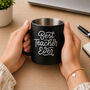 Personalised Teacher Mug | Thank You Engraved Best Teacher Ever Gift, thumbnail 1 of 2