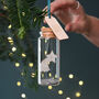 Personalised Shooting Star Hanging Christmas Bauble, thumbnail 2 of 5