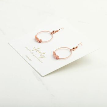 Gemstone Birthstone Drop Earrings, 2 of 3