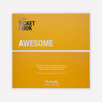 Little Ticket Book Of Awesome | Fun Recognition Cards, 5 of 7