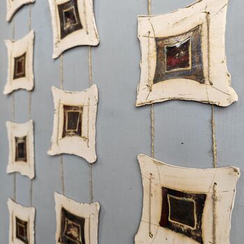 Long Narrow Tiles Decor Geometric Wall Art, 6 of 9